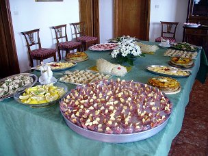 Buffet  nuziale  Tartare di tonno e ghiaccio