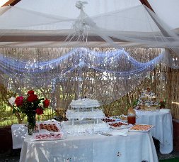 Buffet  postazione Torta nuziale