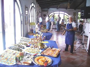 Buffet a domicilio con servizio