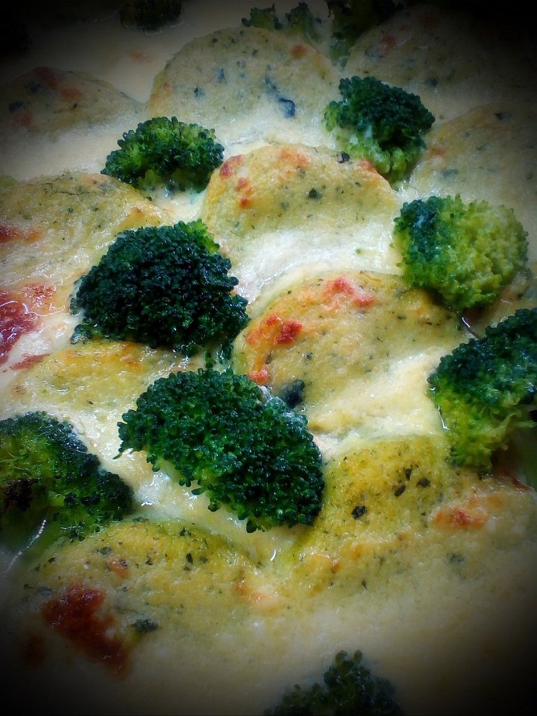 Gnocchi alla romana con broccoletti ai quattro formaggi