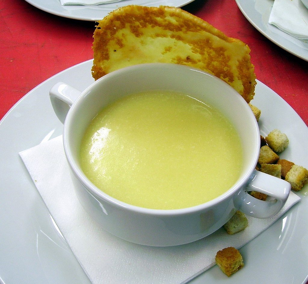 Zuppa Parmentier (crema di porri e patate)