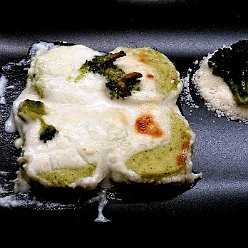 gnocchia alla Romana con broccoli e fonduta
