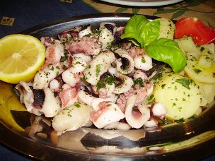 Insalata di polpo e patate